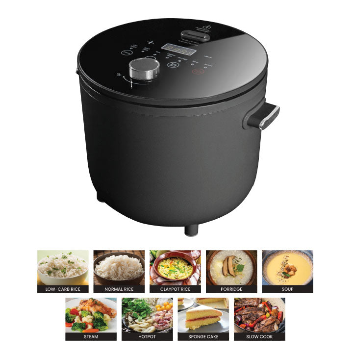 American Heritage Keto Low-Carb Multicooker With Rice Carb-Reduction Technology AHRCLS-6306