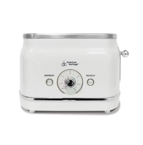 American Heritage 2Slice Bread Toaster Electronic Toast Control Retro