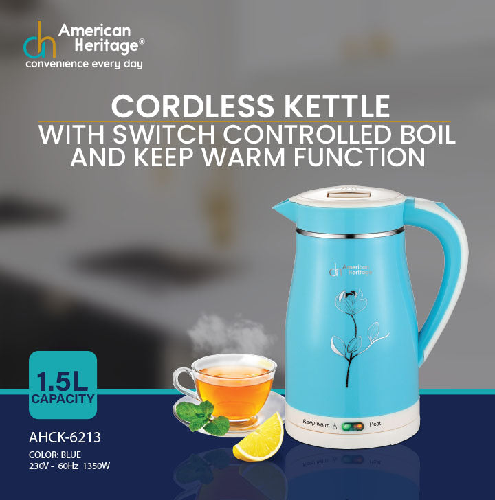 American Heritage Kettle With Keep Warm Function American
