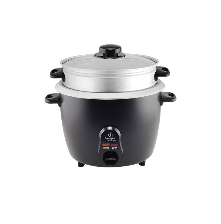 1.5L Rice Cooker Glass Cover With Steamer AHRCS-6211